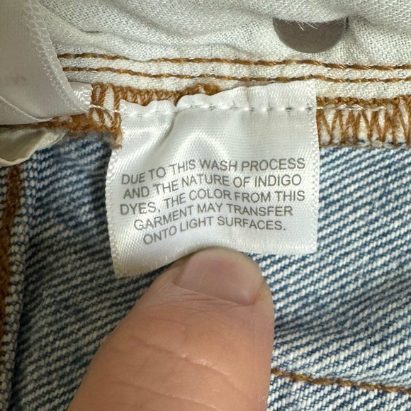 Madewell shorts women 27 100% cotton high waist light wash relaxed denim blue - Picture 7 of 11